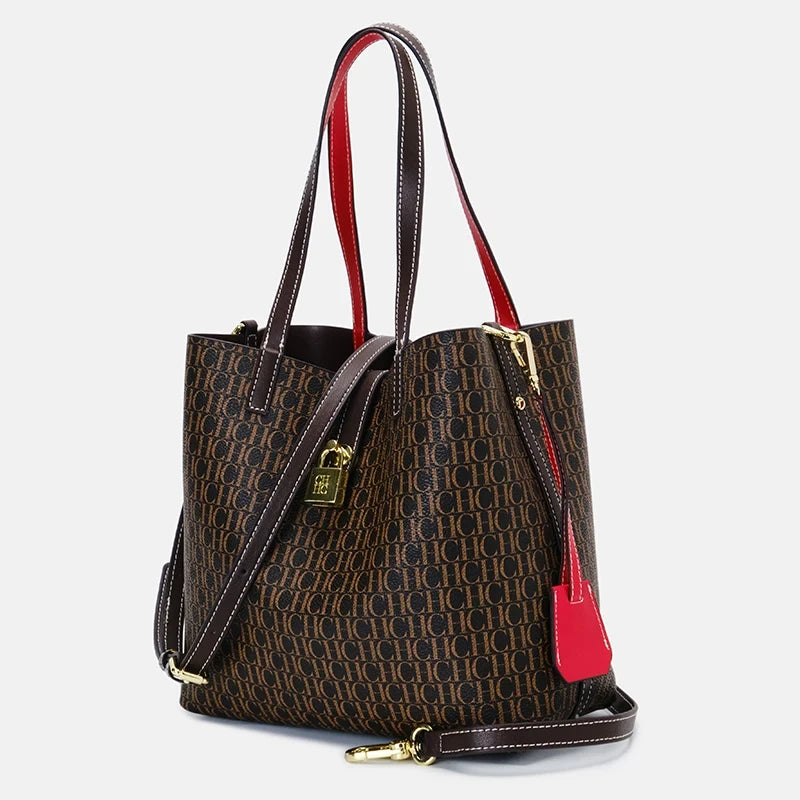 Large PU Leather Satchel