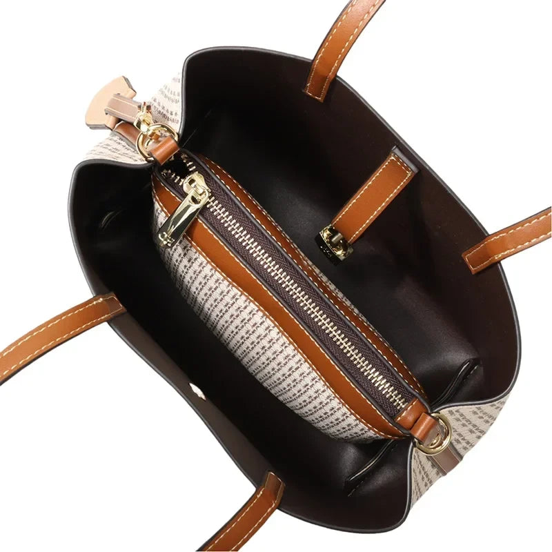 Large PU Leather Satchel
