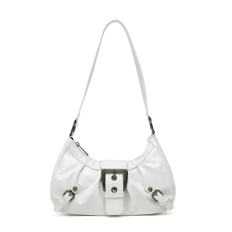Retro Pleated Hobo Bag