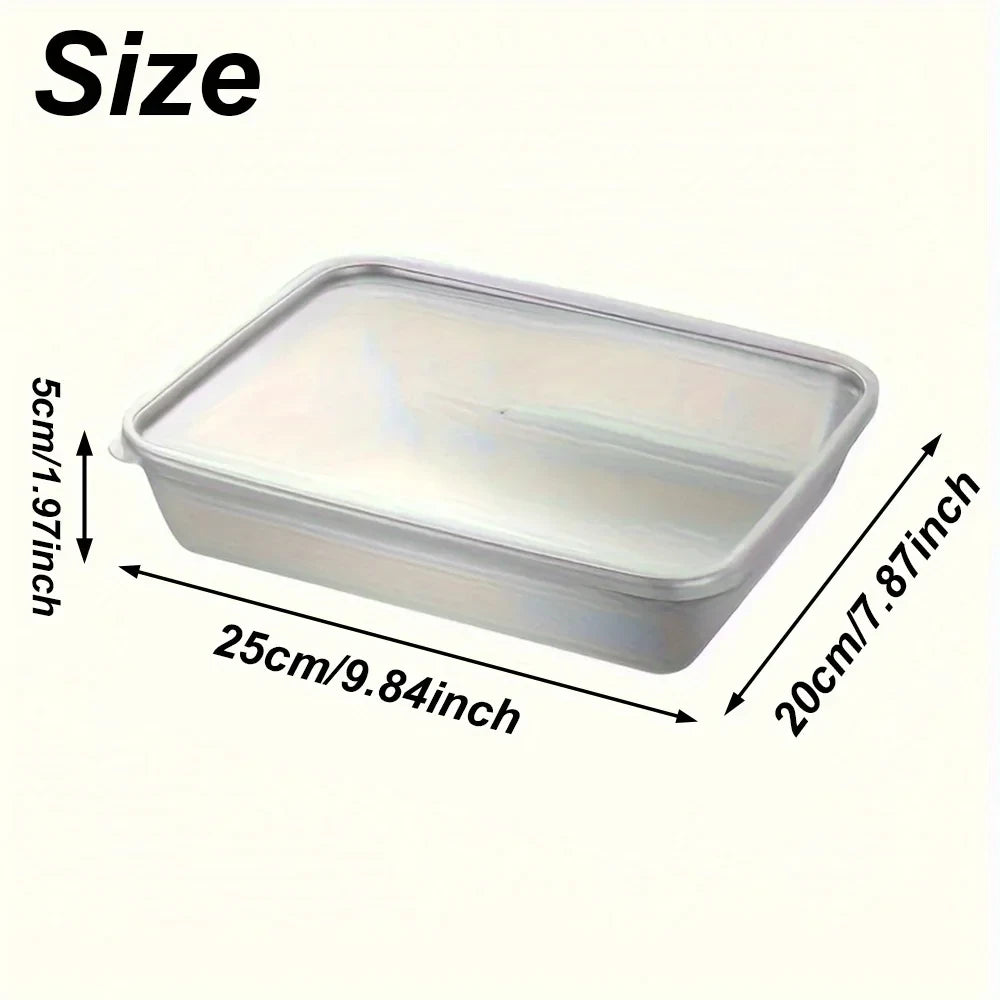 3-Piece Stainless Steel Food Containers