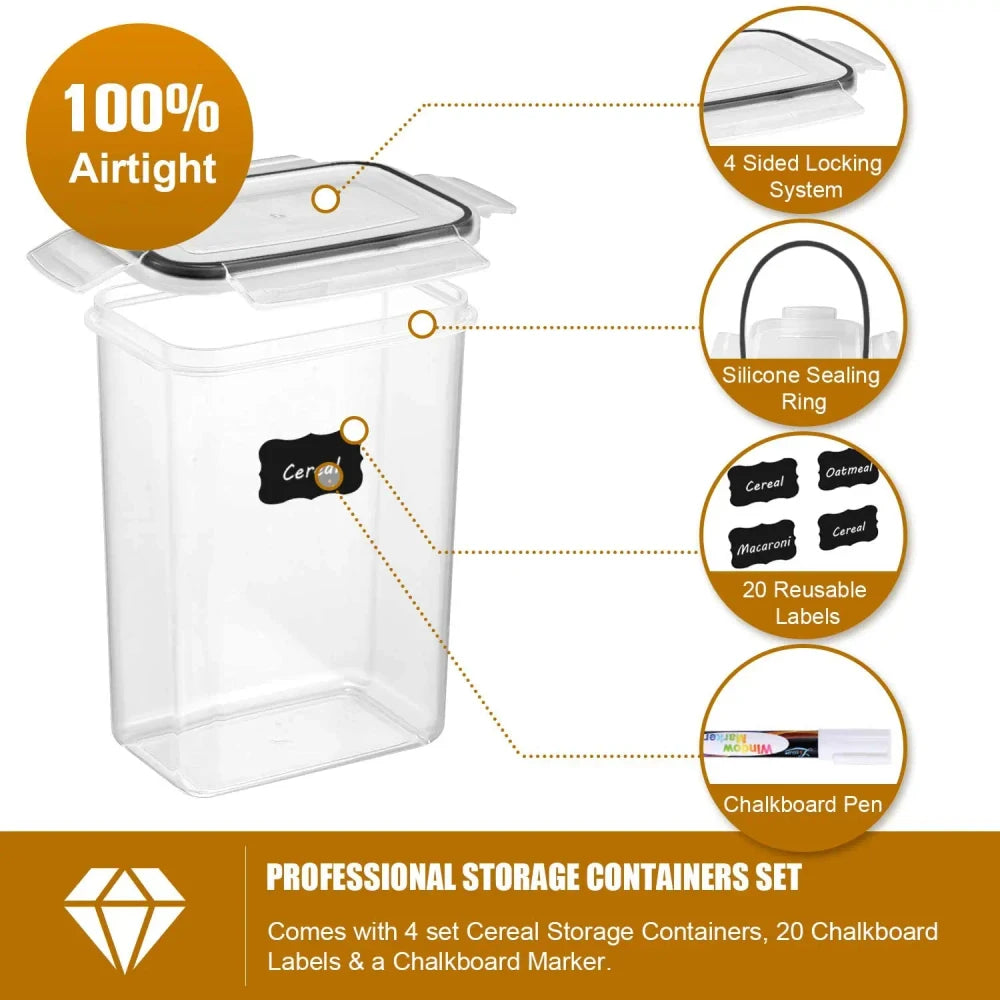7-Piece BPA-Free Food Containers