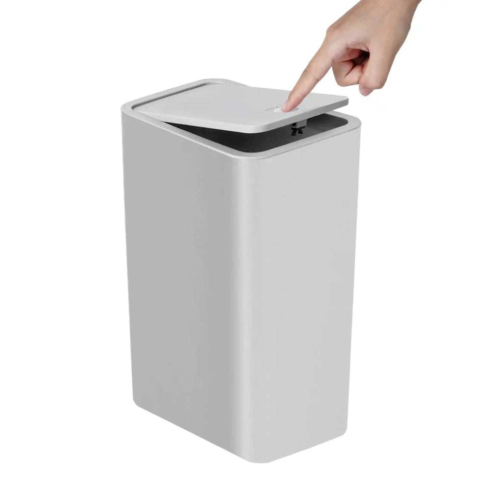 10L Press Top Trash Can