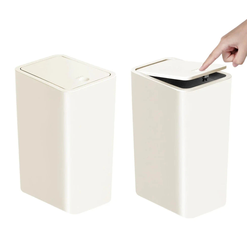 10L Press Top Trash Can