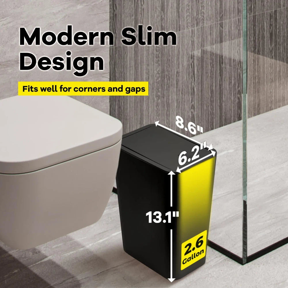 10L Press Top Trash Can