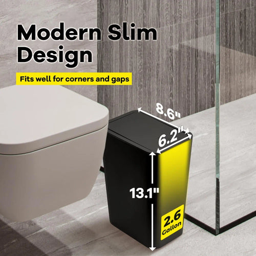 10L Press Top Trash Can
