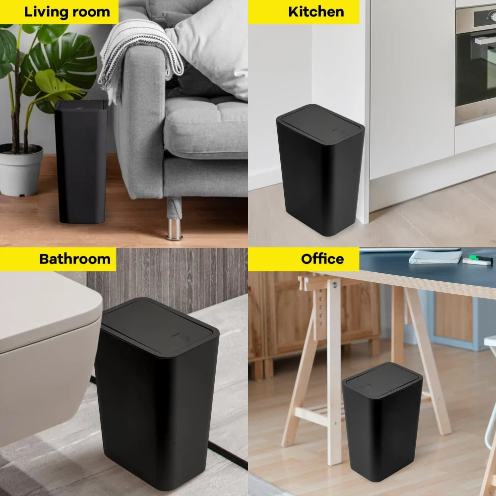 10L Press Top Trash Can