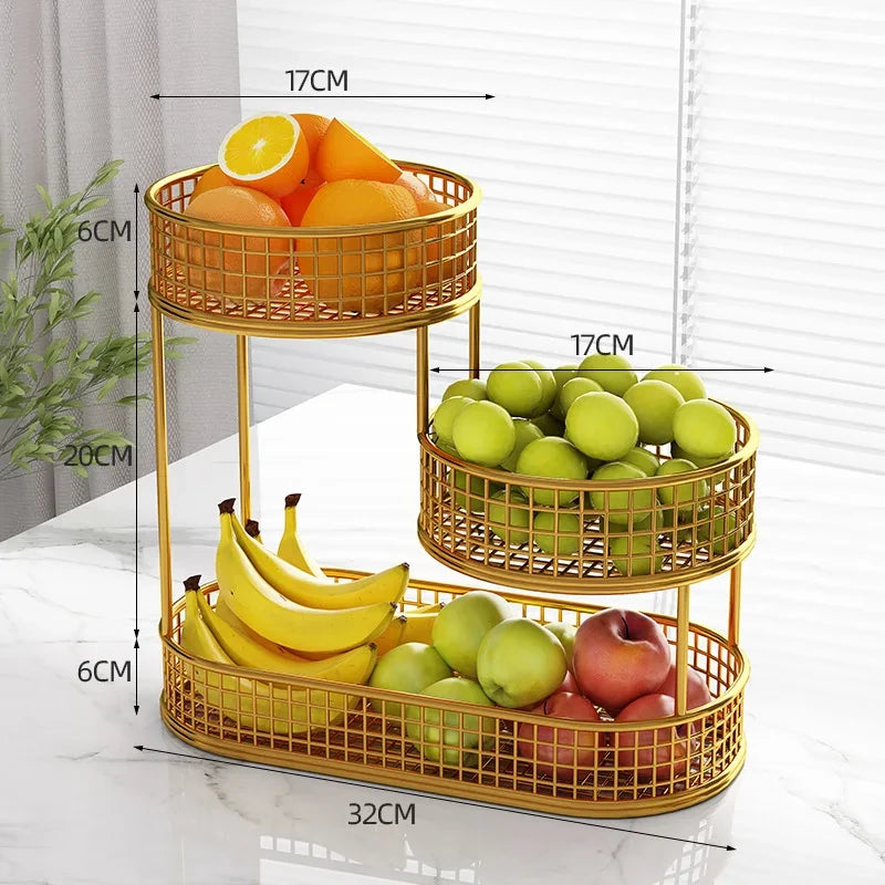 Stainless Steel Metal Fruit Basket