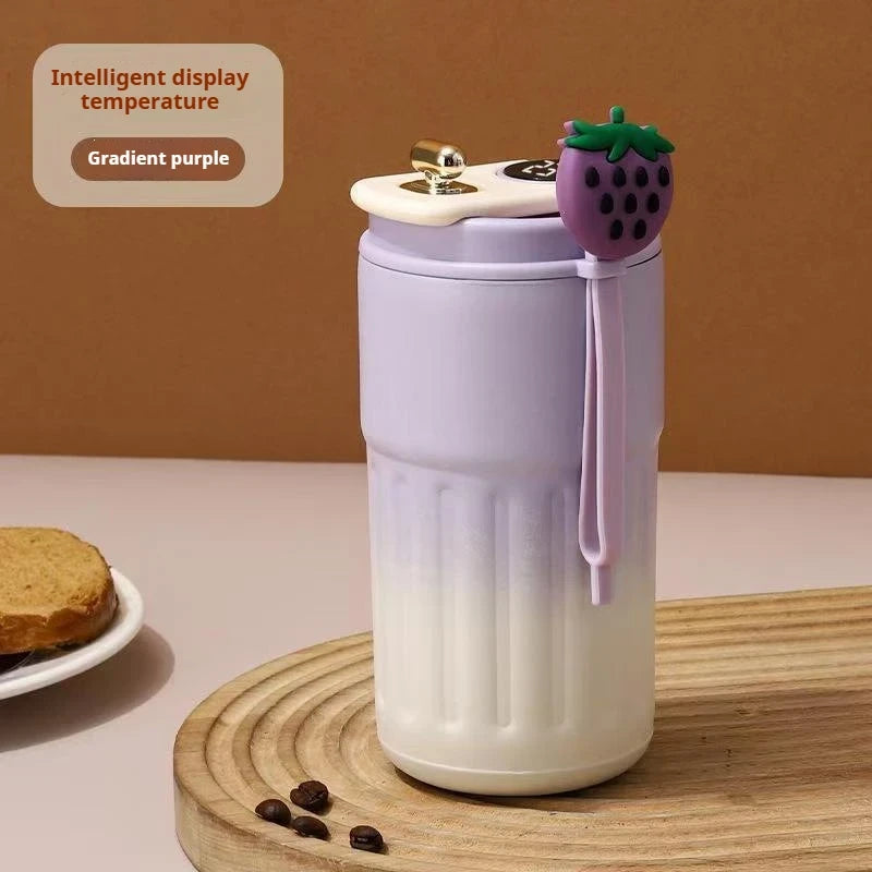 450ML LED Temperature Display Water Bottle