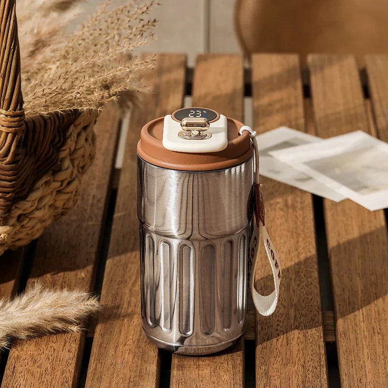 450ML LED Temperature Display Water Bottle