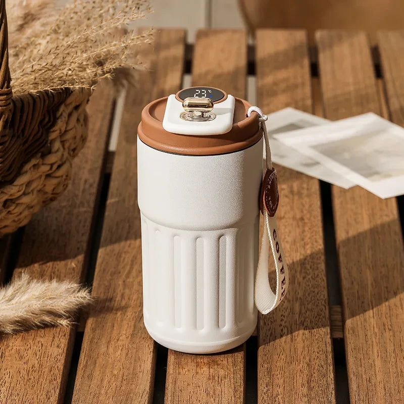 450ML LED Temperature Display Water Bottle